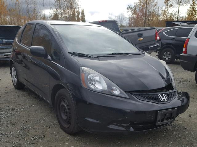 JHMGE8H39CS008117 - 2012 HONDA FIT BLACK photo 1