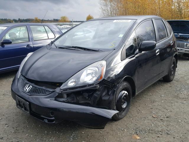 JHMGE8H39CS008117 - 2012 HONDA FIT BLACK photo 2