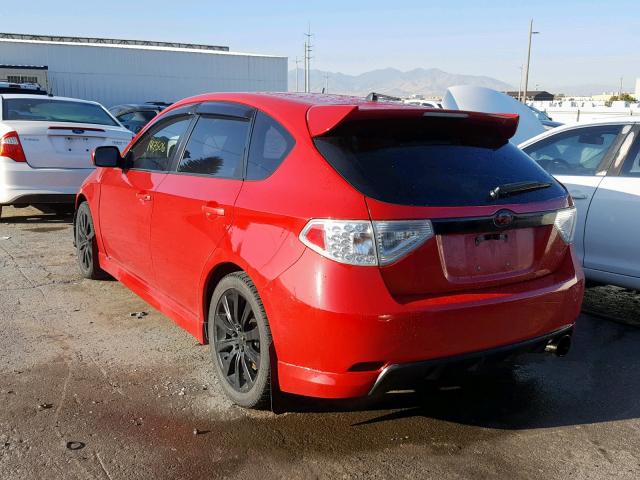 JF1GH75648H816922 - 2008 SUBARU IMPREZA WR RED photo 3