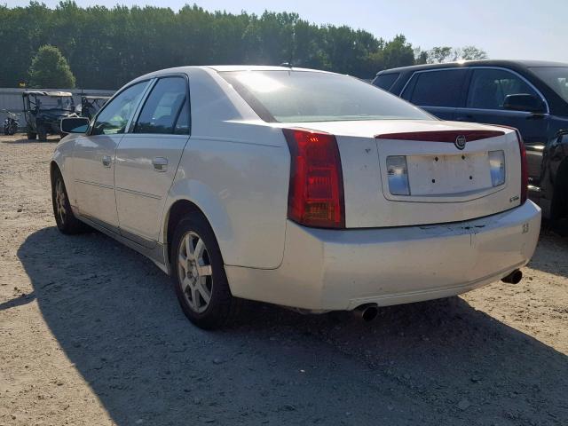 1G6DP577960167496 - 2006 CADILLAC CTS HI FEA WHITE photo 3