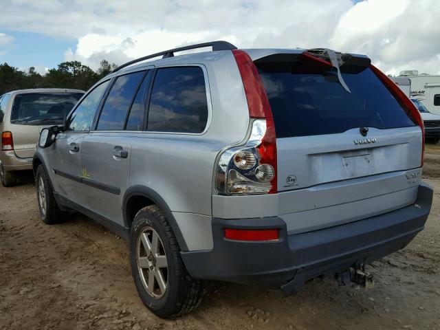 YV1CM91H931015258 - 2003 VOLVO XC90 T6 SILVER photo 3