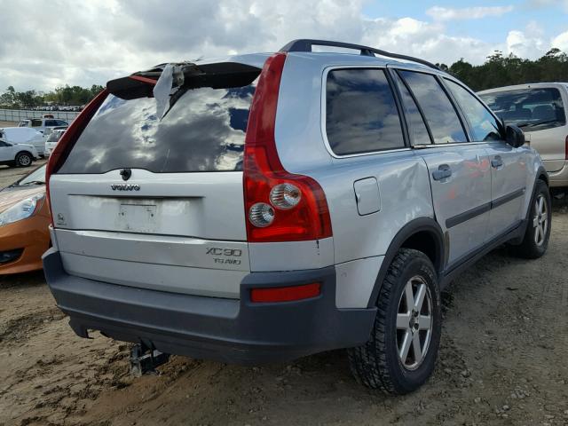 YV1CM91H931015258 - 2003 VOLVO XC90 T6 SILVER photo 4