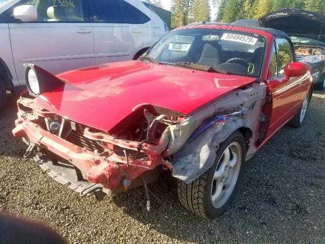 JM1NA3518N0317666 - 1992 MAZDA MX-5 MIATA RED photo 2