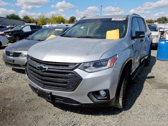 1GNERKKW9JJ125560 - 2018 CHEVROLET TRAVERSE P SILVER photo 2