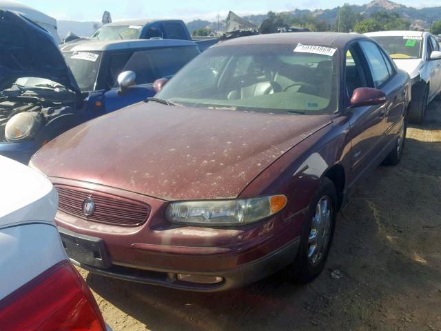 2G4WF5515Y1319994 - 2000 BUICK REGAL GS BURGUNDY photo 2