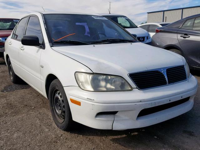 JA3AJ26E73U072020 - 2003 MITSUBISHI LANCER ES WHITE photo 1