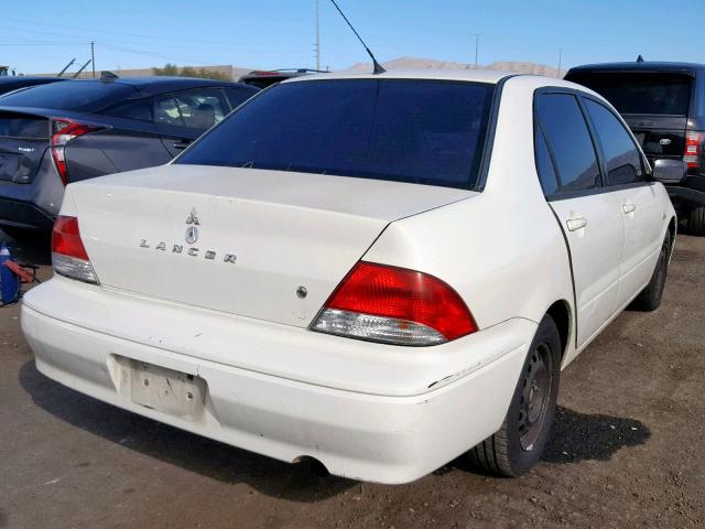 JA3AJ26E73U072020 - 2003 MITSUBISHI LANCER ES WHITE photo 4