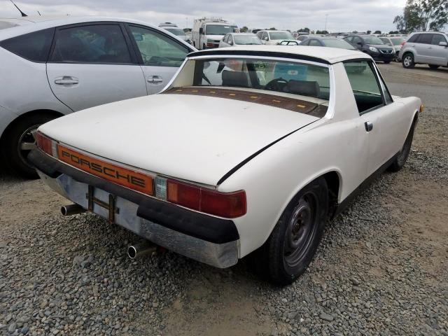 4742913234 - 1974 PORSCHE 914 WHITE photo 4