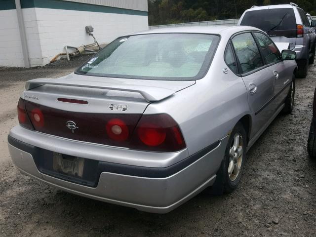 2G1WH55K439381767 - 2003 CHEVROLET IMPALA LS SILVER photo 4