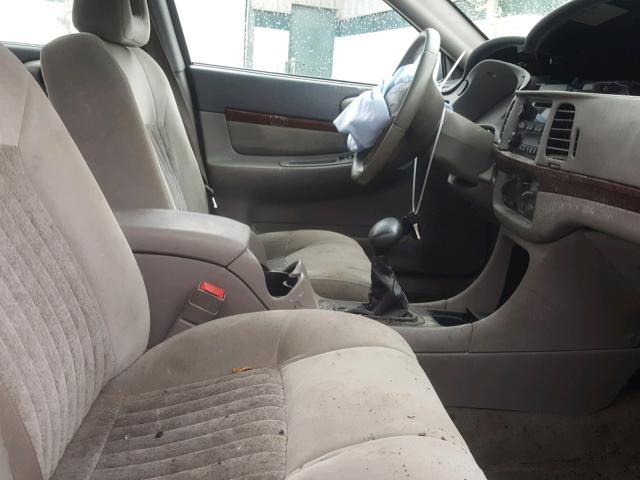 2G1WH55K439381767 - 2003 CHEVROLET IMPALA LS SILVER photo 5