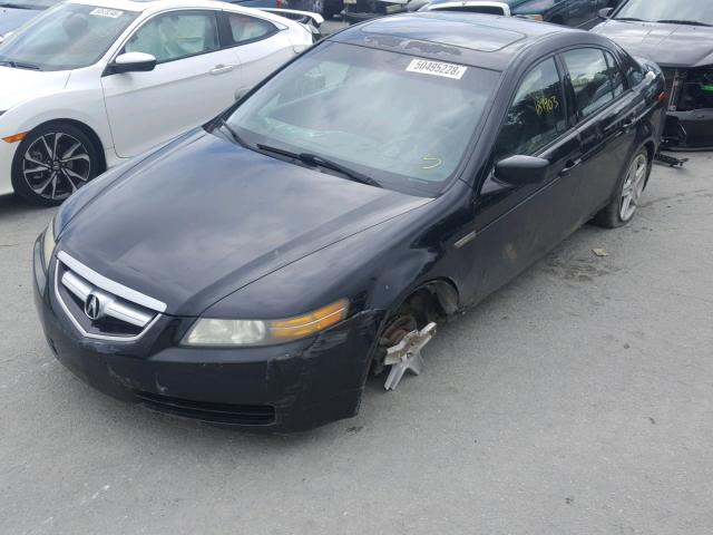 19UUA66234A035272 - 2004 ACURA TL BLACK photo 2