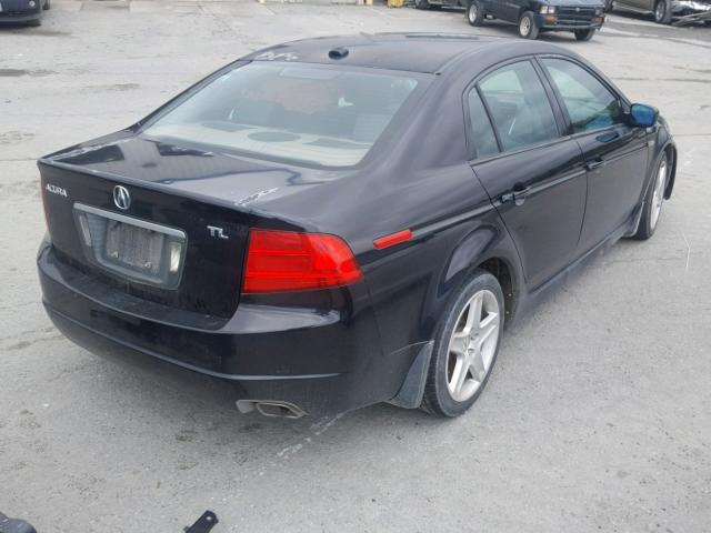 19UUA66234A035272 - 2004 ACURA TL BLACK photo 4