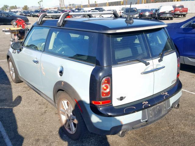 WMWZG3C53DTY39900 - 2013 MINI COOPER S C BLUE photo 3