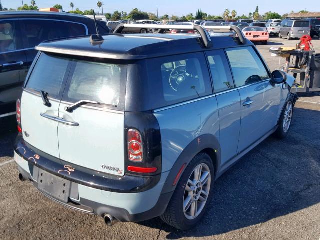 WMWZG3C53DTY39900 - 2013 MINI COOPER S C BLUE photo 4