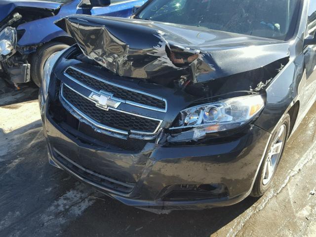 1G11C5SA3DF295167 - 2013 CHEVROLET MALIBU 1LT BLACK photo 9