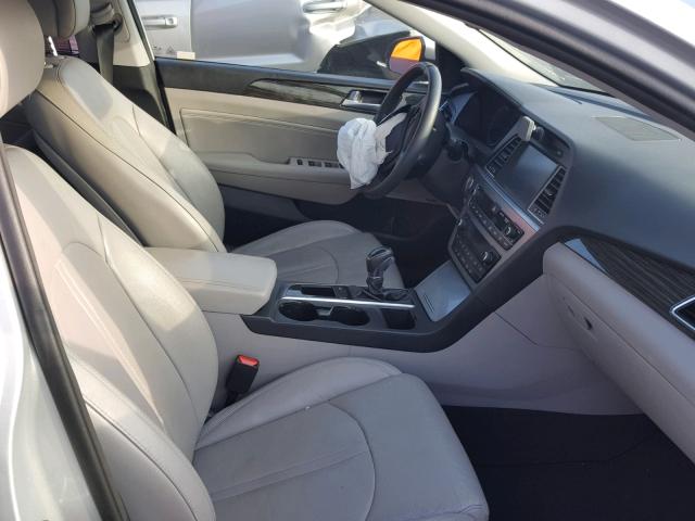 5NPE34AFXFH039200 - 2015 HYUNDAI SONATA SPO SILVER photo 5