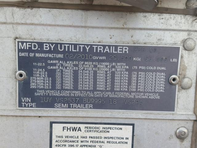 1UYVS2537BU999518 - 2011 UTILITY REFER WHITE photo 10