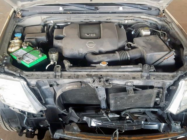 5N1BR18B58C648014 - 2008 NISSAN PATHFINDER TAN photo 7