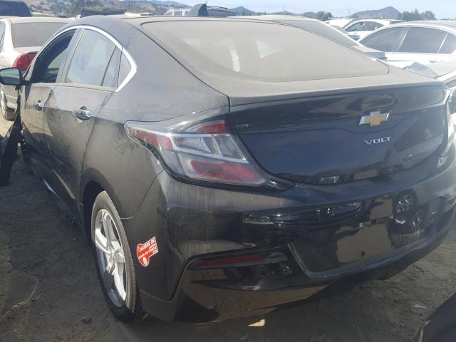 1G1RC6S53HU161174 - 2017 CHEVROLET VOLT LT BLACK photo 3