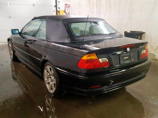 WBABR3344YEG01036 - 2000 BMW 323 CI BLACK photo 3