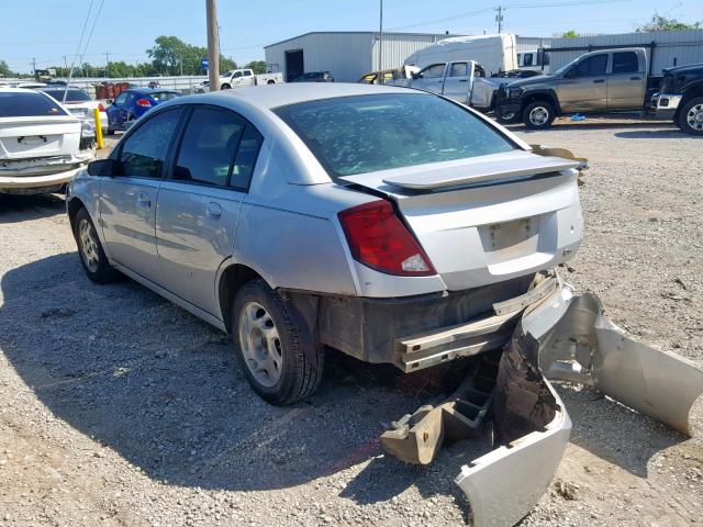 1G8AJ52F54Z130545 - 2004 SATURN ION LEVEL SILVER photo 3