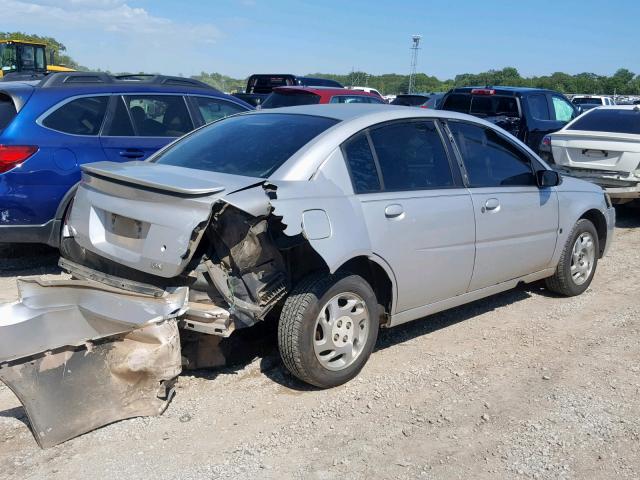 1G8AJ52F54Z130545 - 2004 SATURN ION LEVEL SILVER photo 4