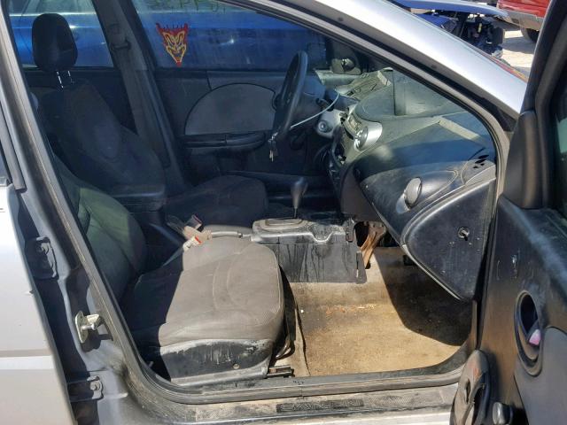 1G8AJ52F54Z130545 - 2004 SATURN ION LEVEL SILVER photo 5