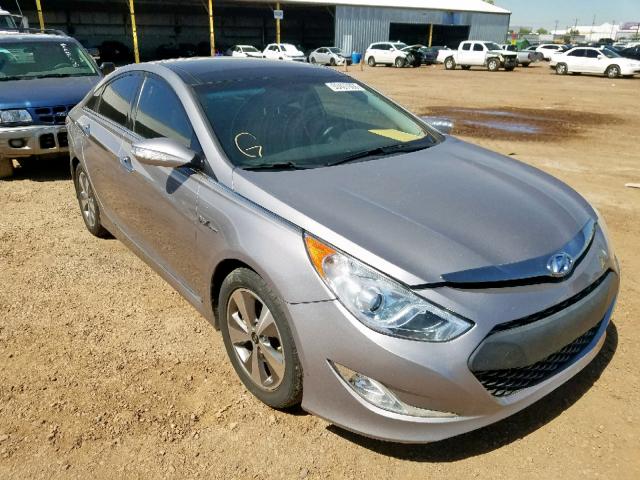 KMHEC4A43BA003828 - 2011 HYUNDAI SONATA HYB SILVER photo 1