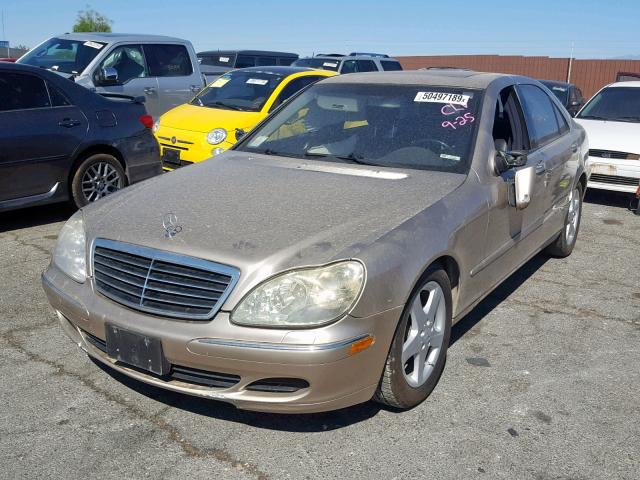 WDBNG75J04A393878 - 2004 MERCEDES-BENZ S 500 GOLD photo 2