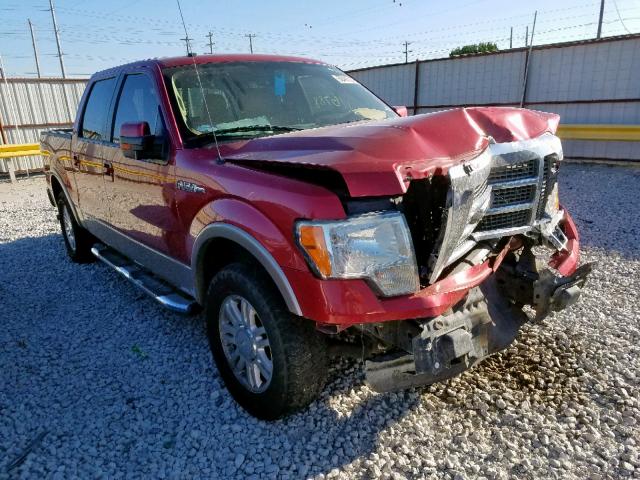 1FTFW1CF9CKE18239 - 2012 FORD F150 SUPER RED photo 1