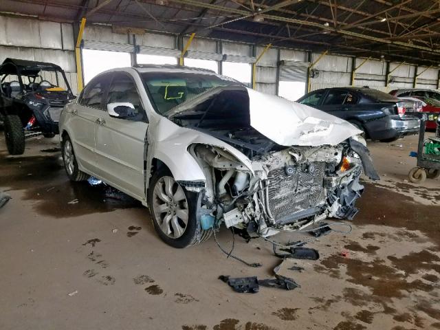 1HGCP368X8A076937 - 2008 HONDA ACCORD EXL WHITE photo 1