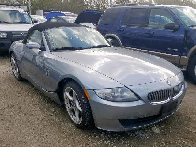 4USBU53547LW93272 - 2007 BMW Z4 3.0SI BLUE photo 1