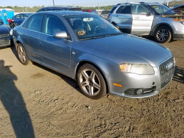 WAUAF78E08A028413 - 2008 AUDI A4 2.0T GRAY photo 1