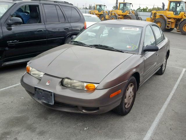 1G8ZH52831Z255510 - 2001 SATURN SL1 BROWN photo 2