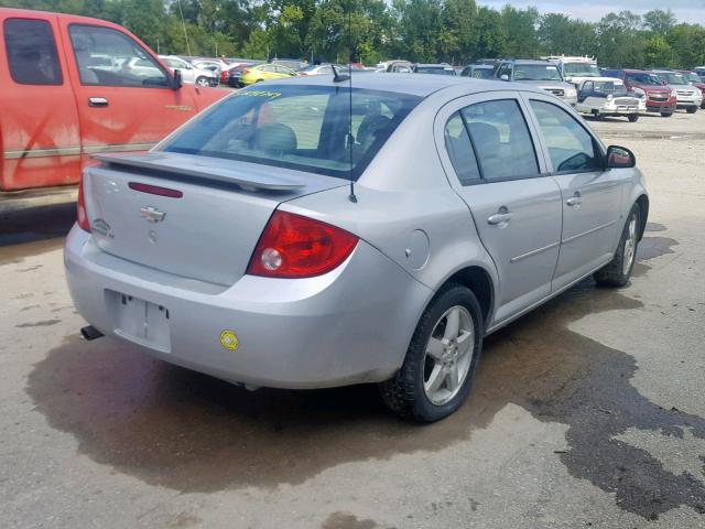 1G1AL58F387173010 - 2008 CHEVROLET COBALT LT SILVER photo 4