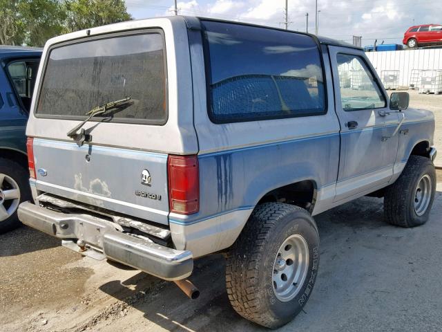 1FMCU14T4LUB36037 - 1990 FORD BRONCO II BLUE photo 4