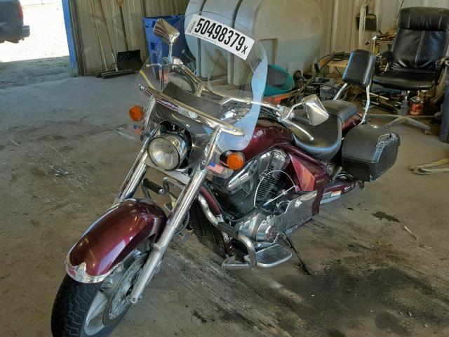 JH2SC6675CK200217 - 2012 HONDA VT1300 CT MAROON photo 2