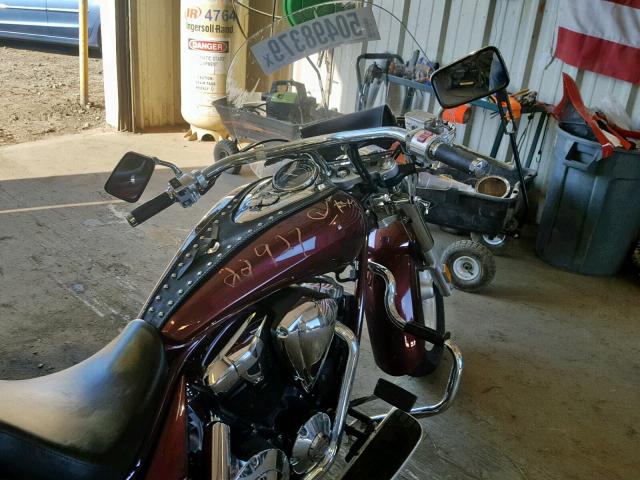 JH2SC6675CK200217 - 2012 HONDA VT1300 CT MAROON photo 5