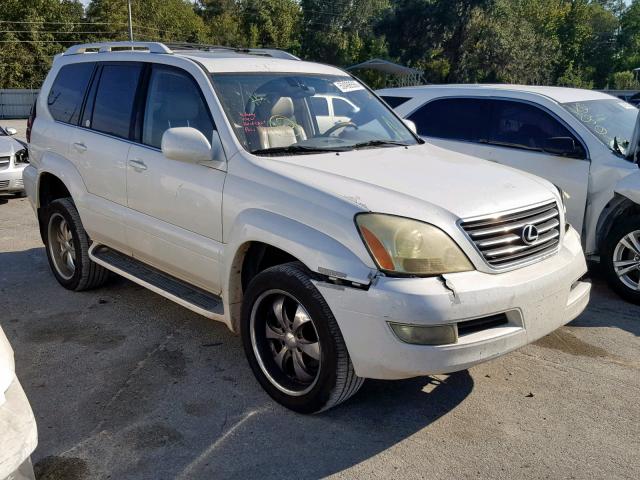 JTJBT20X450077192 - 2005 LEXUS GX 470 WHITE photo 1