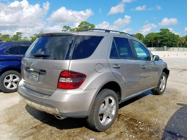 4JGBB86E68A426412 - 2008 MERCEDES-BENZ ML 350 GOLD photo 4