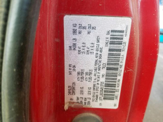 1B7FL26G3SW913725 - 1995 DODGE DAKOTA RED photo 10