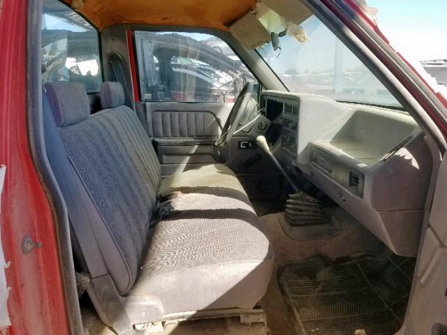 1B7FL26G3SW913725 - 1995 DODGE DAKOTA RED photo 5