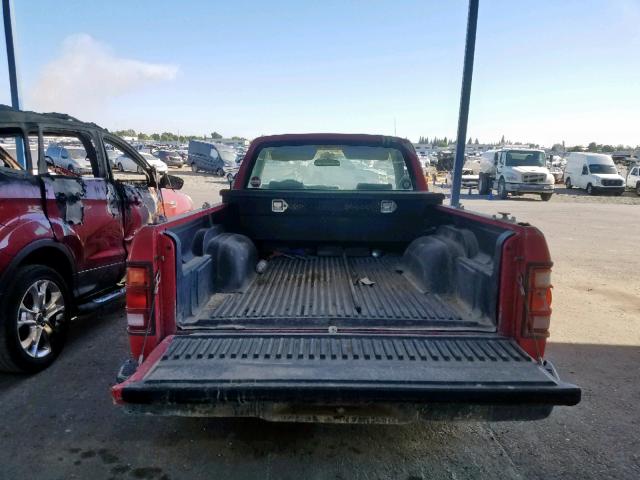 1B7FL26G3SW913725 - 1995 DODGE DAKOTA RED photo 6