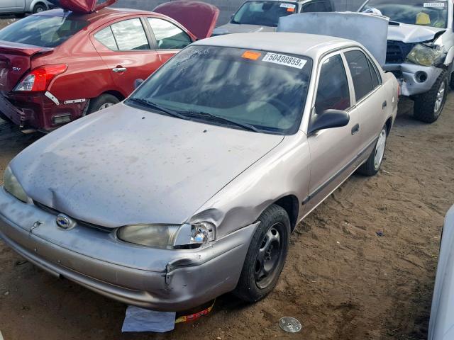 1Y1SK52871Z437439 - 2001 CHEVROLET GEO PRIZM 灰色 照片 2