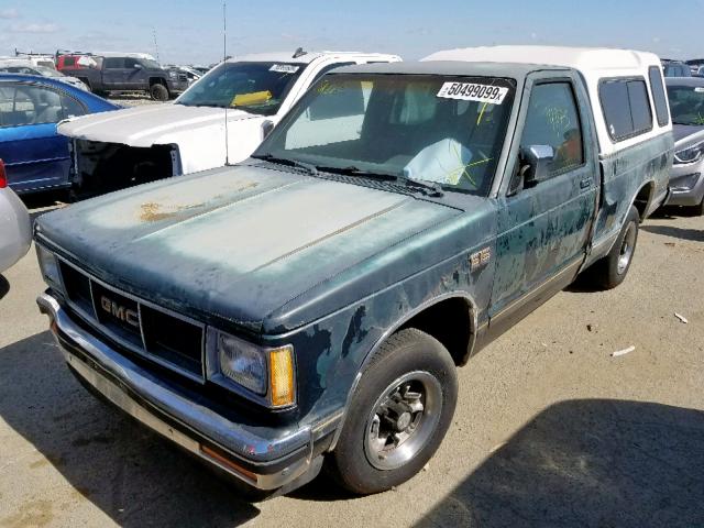 1GTBS14R4K8531997 - 1989 GMC S TRUCK S1 GREEN photo 2