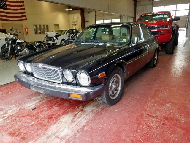 SAJAV1341FC393106 - 1985 JAGUAR XJ6 BLACK photo 2