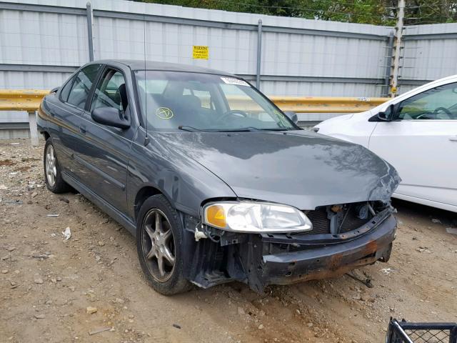 3N1BB51D71L109788 - 2001 NISSAN SENTRA SE GRAY photo 1