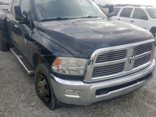 3D73Y4HL9AG142605 - 2010 DODGE RAM 3500 BLACK photo 9