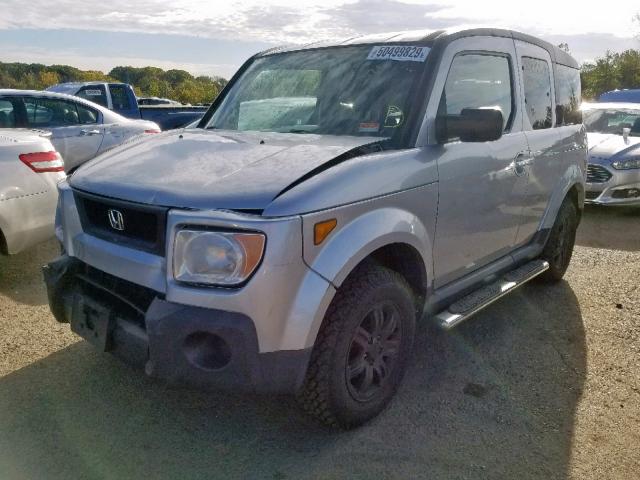 5J6YH28706L004320 - 2006 HONDA ELEMENT EX SILVER photo 2