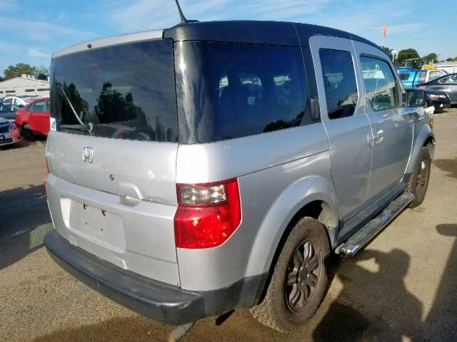 5J6YH28706L004320 - 2006 HONDA ELEMENT EX SILVER photo 4